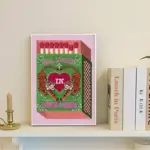 Love You re My Perfect Match Vintage Sticky Posters tag1