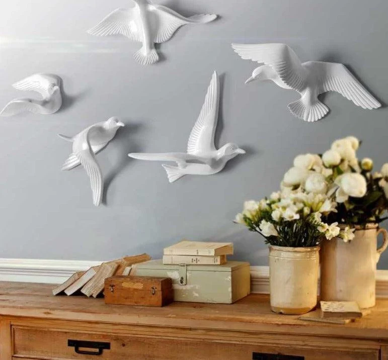 Lovely Resin Birds Wall Decoration Archives -