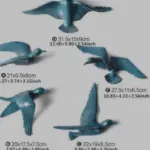 Lovely Resin Birds Wall Decoration Archives