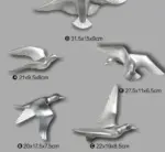 Lovely Resin Birds Wall Decoration Archives