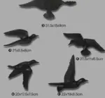 Lovely Resin Birds Wall Decoration Archives