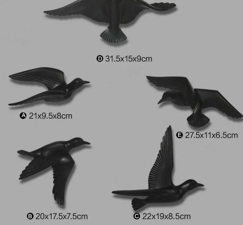 Lovely Resin Birds Wall Decoration Archives -