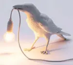 Lucky Black Crow Raven Bird Lamp Night Light