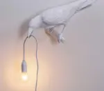 Lucky Black Crow Raven Bird Lamp Night Light