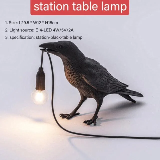 Lucky Crow Lamp -  - #tag1#