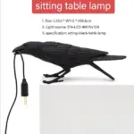 Lucky Crow Lamp tag1