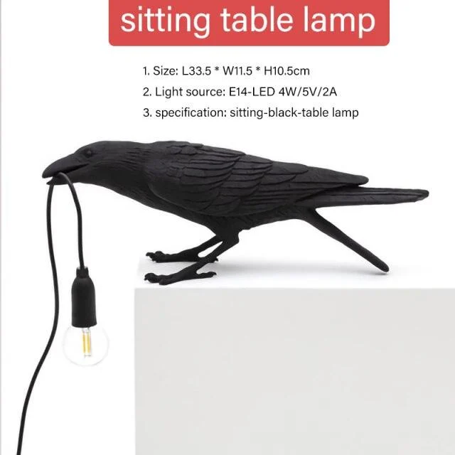 Lucky Crow Lamp -  - #tag1#