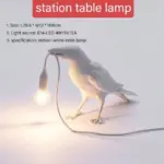 Lucky Crow Lamp tag1