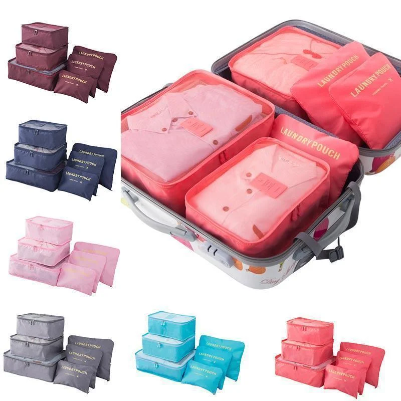 Luggage Packing Organizer Set (6 Pcs) -  - #tag1#