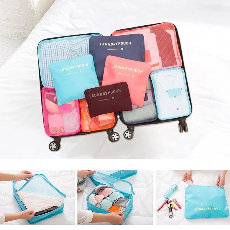 Luggage Packing Organizer Set (6 Pcs) -  - #tag1#