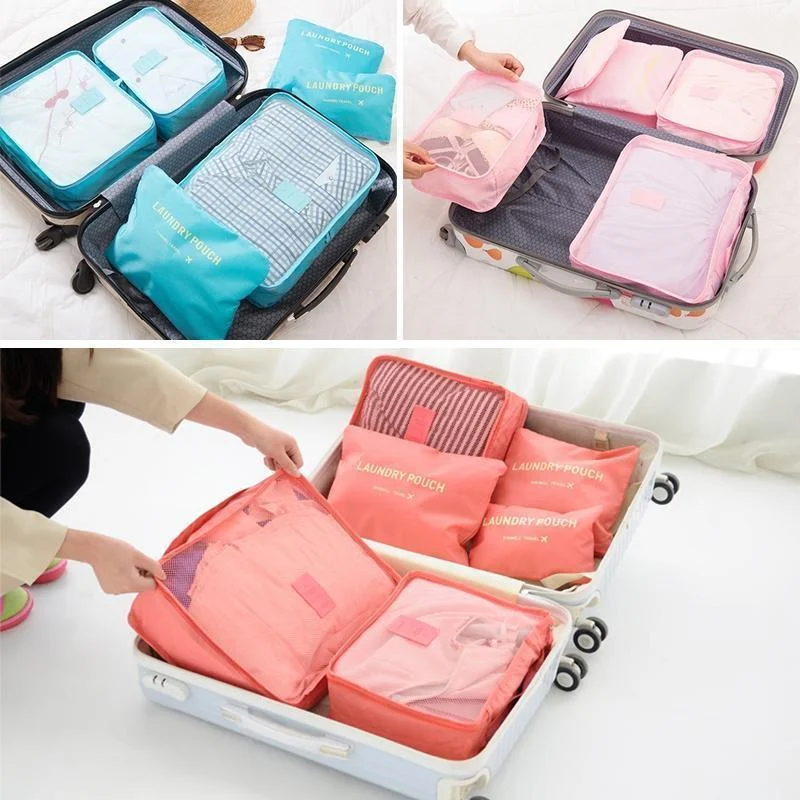 Luggage Packing Organizer Set (6 Pcs) -  - #tag1#