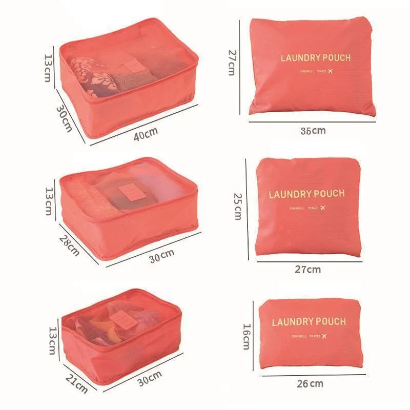 Luggage Packing Organizer Set (6 Pcs) -  - #tag1#