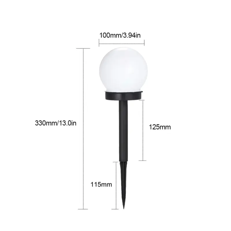 LumaGlobe Solarbetriebene LED Aussenleuchte mit Bewegungsmelder