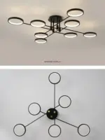 LumenElegance Modern LED Chandelier tag1