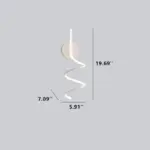 LumiArc Minimalist Creative Arcs Lines LED Wall Lamp tag1