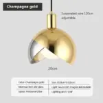 LumiAura Contemporary Pendant Lamp tag1
