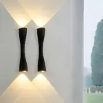 LumiBrilliant LED Up and Down Wall Lamps in Modern Metal Finish tag1