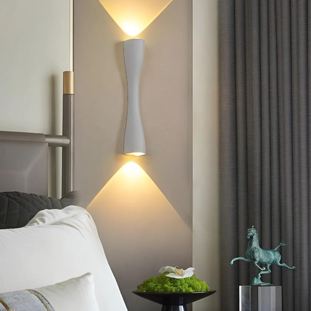 LumiBrilliant - LED Up and Down Wall Lamps in Modern Metal Finish -  - #tag1#