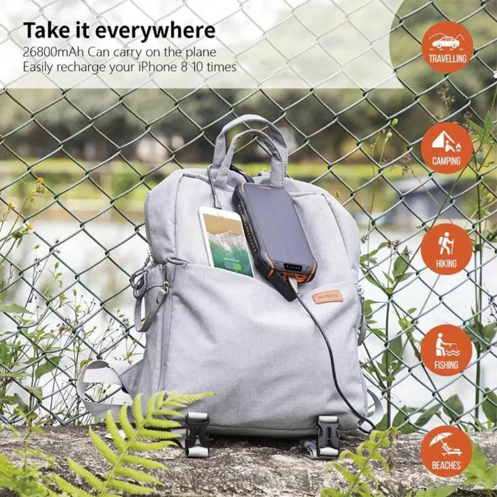 LumiCharge Solar Power Bank - Weatherproof Charger -  - #tag1#