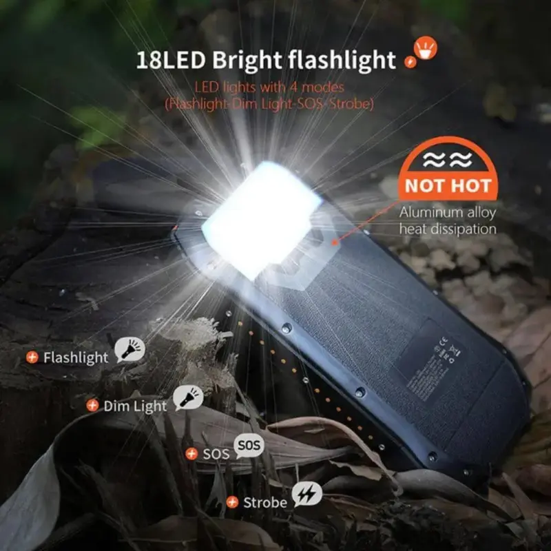LumiCharge Solar Power Bank Weatherproof Charger tag1