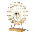 LumiCircus Golden Wheel Table Lamp with LED and Touch tag1