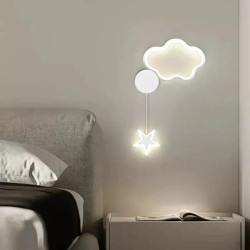 LumiDroom - Clouds Star Moon LED Wall Lamp -  - #tag1#