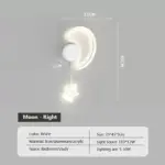 LumiDroom Clouds Star Moon LED Wall Lamp tag1