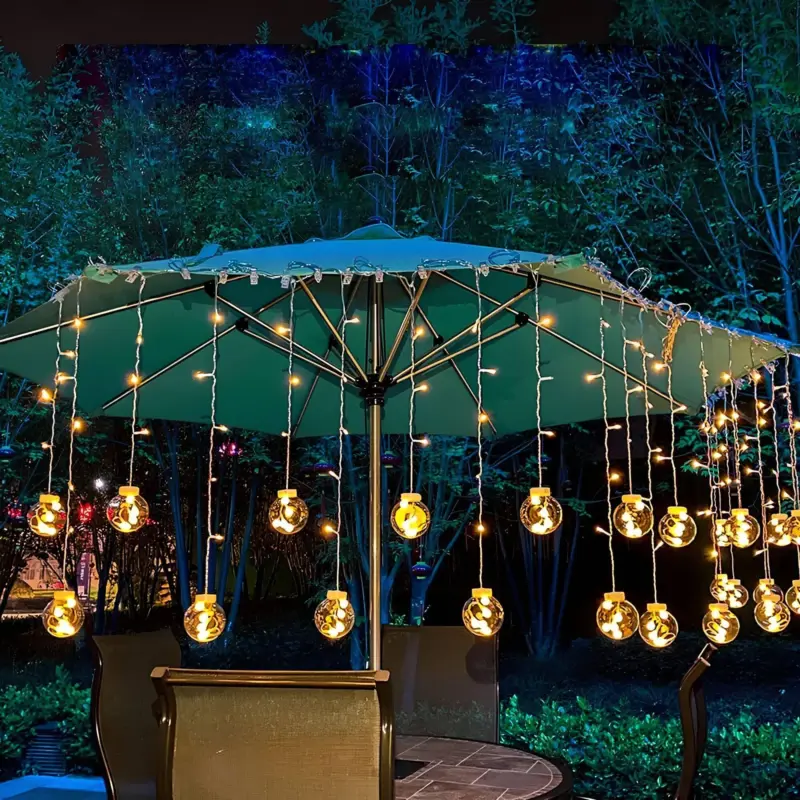 LumiFaeLEDWasserfesteFeenlichterkette IdealfurAussenbeleuchtungundDekoration2