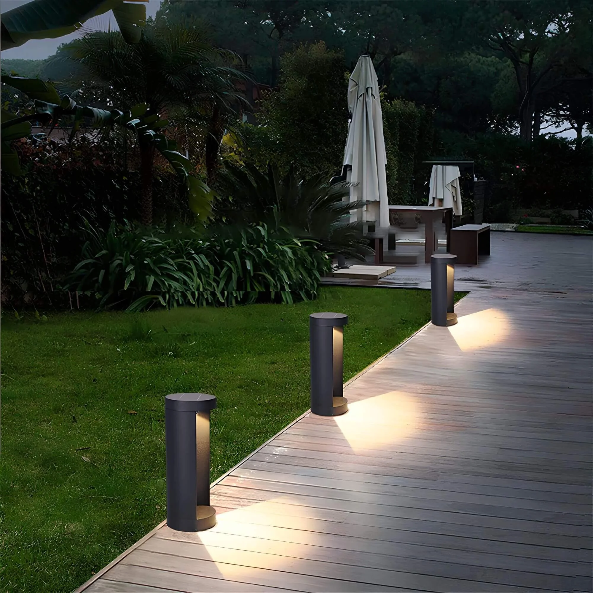 Lumifeld Wasserdichte Outdoor Rasenlampe Led Gartenleuchte Fur Aussenbereiche 2