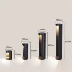 LumiFeld Wasserdichte Outdoor Rasenlampe LED Gartenleuchte fur Aussenbereiche