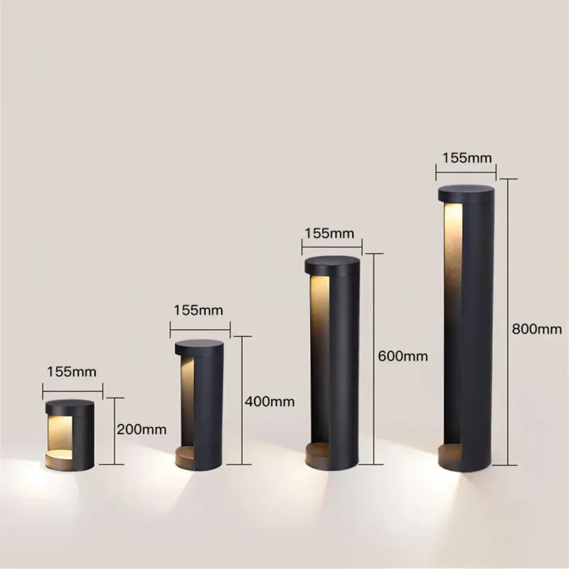 LumiFeld Wasserdichte Outdoor Rasenlampe LED Gartenleuchte fur Aussenbereiche