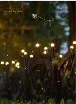 LumiFirefly Three headed firefly solar lamp