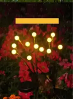 LumiFirefly Three headed firefly solar lamp