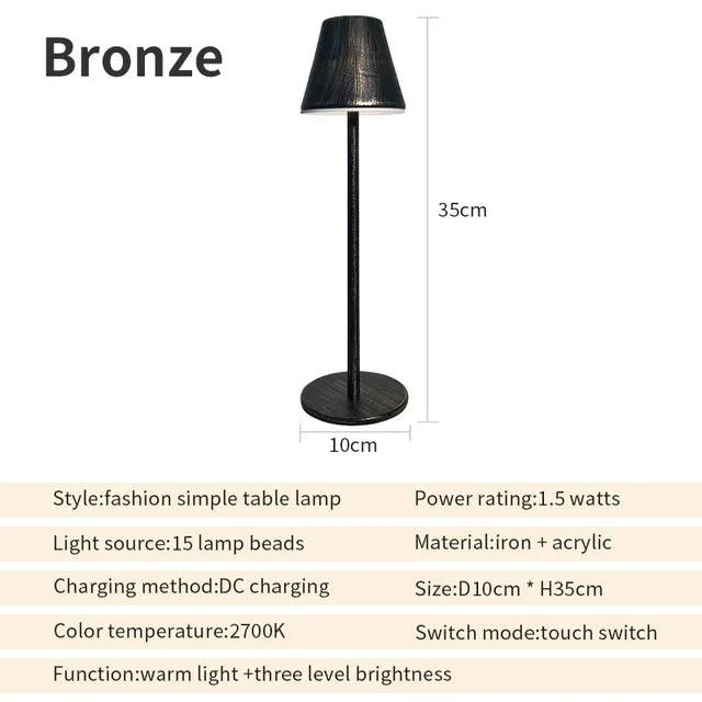 LumiFlex - Rechargeable Table Lamp -  - #tag1#
