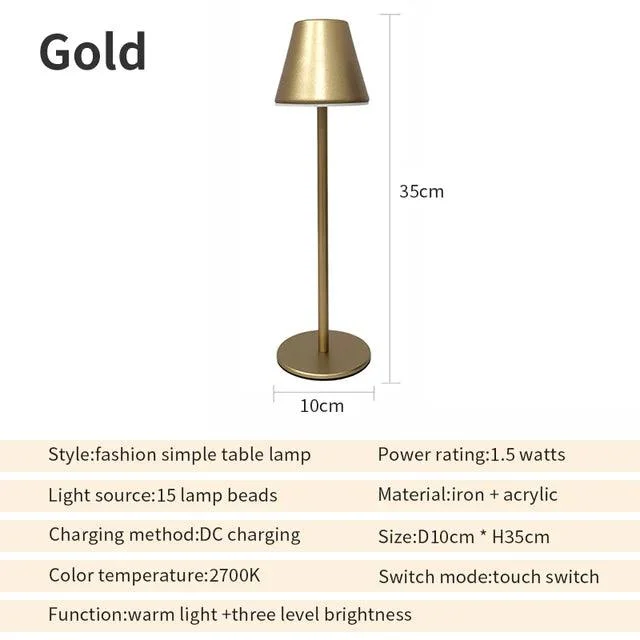 LumiFlex - Rechargeable Table Lamp -  - #tag1#