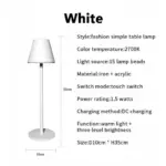 LumiGlide Rechargeable LED Table and Desk Lamp tag1