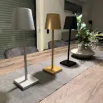LumiGlow Wireless Rechargeable Scandinavian Design Table Lamp tag1