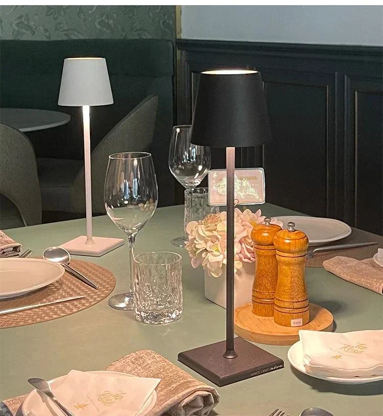 LumiGlow - Wireless Rechargeable Scandinavian Design Table Lamp -  - #tag1#