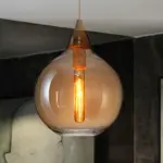LumiLamp Stylish Pendant Lamp in Glass tag1