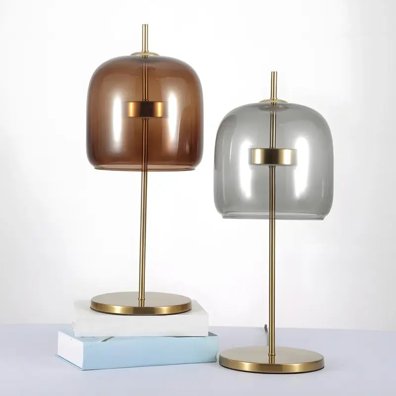 LumiLux Mystical Glass Table Lamp for a Warm Atmosphere tag1