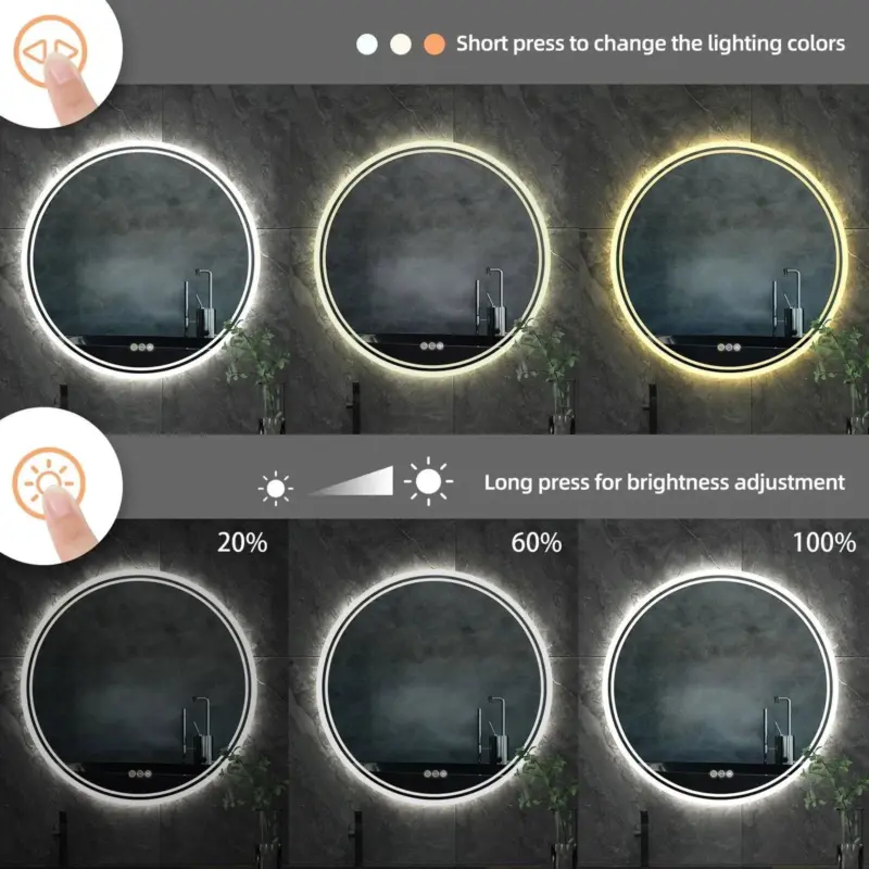 LumiMirror mirror For a Bright Stylish Bathroom tag1