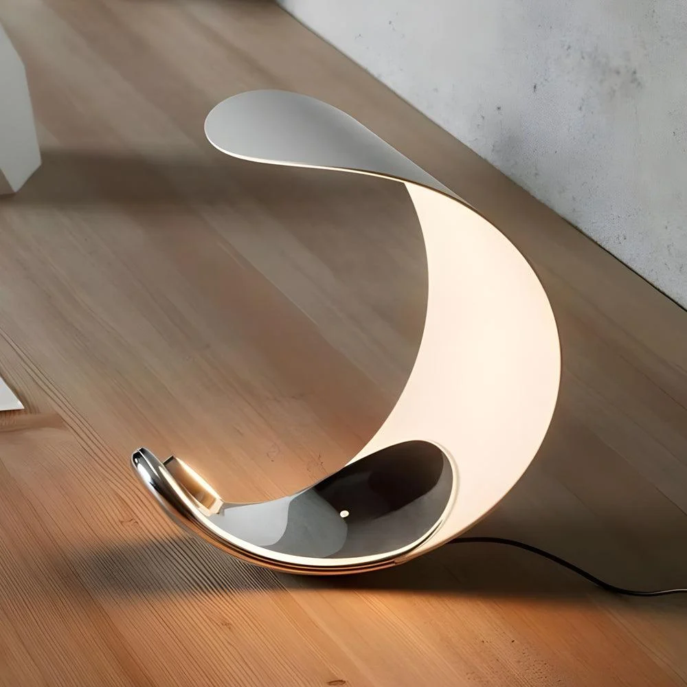 LumiMoon - Moon Shaped LED Table Lamp with Touch Dimmer -  - #tag1#