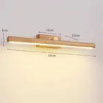 LumiMystic lamp made of black walnut wood