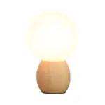 LumiOrb Orbs Bedside Lamp with Wooden Base tag1