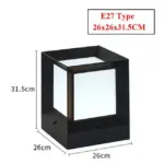 LumiPillar Outdoor Standing Lamp for Gates and Driveways tag1