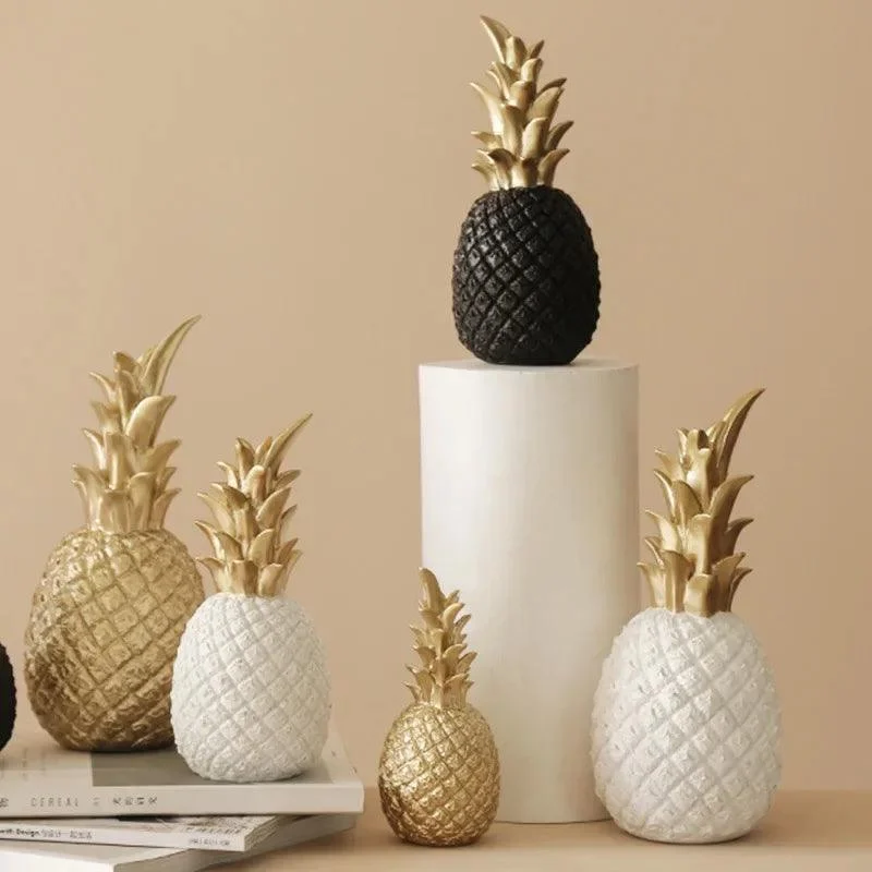LumiPine - Gold Pineapple Home Decor -