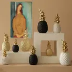 LumiPine Gold Pineapple Home Decor