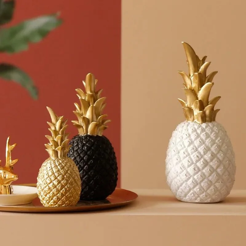 LumiPine - Gold Pineapple Home Decor -