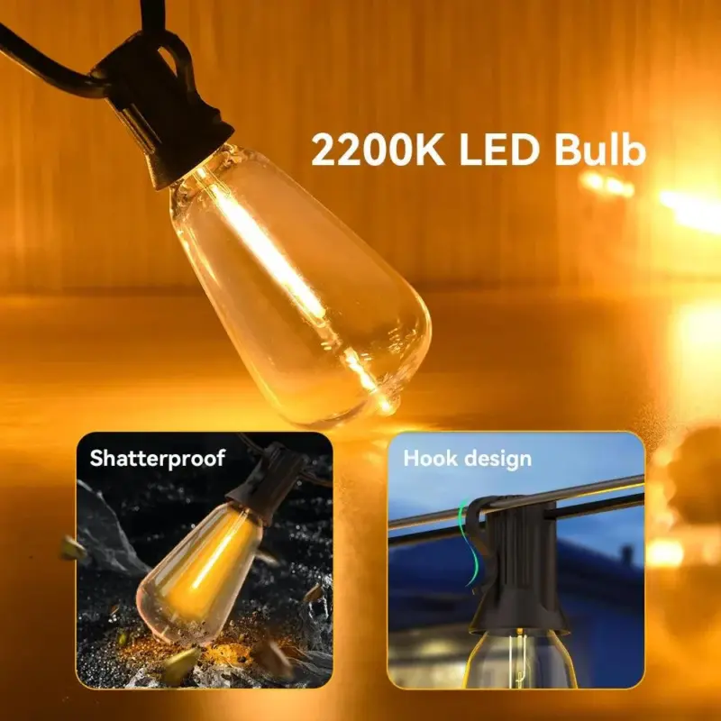 LumiRain Waterproof LED fairy lights