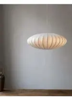 LumiSier Silk Pendant Lamp with Crown tag1